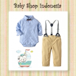 setelan blue anchor  large